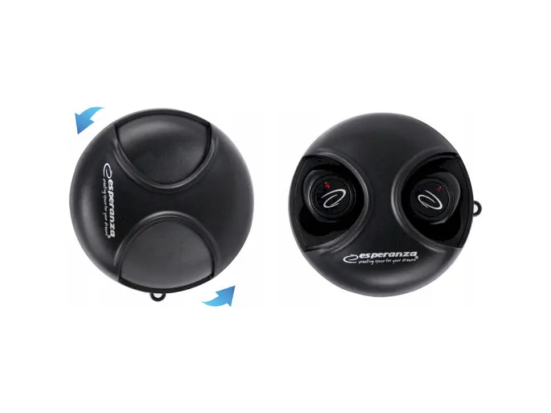 Навушники TWS Esperanza Aries Black (EH228K) - фото 4