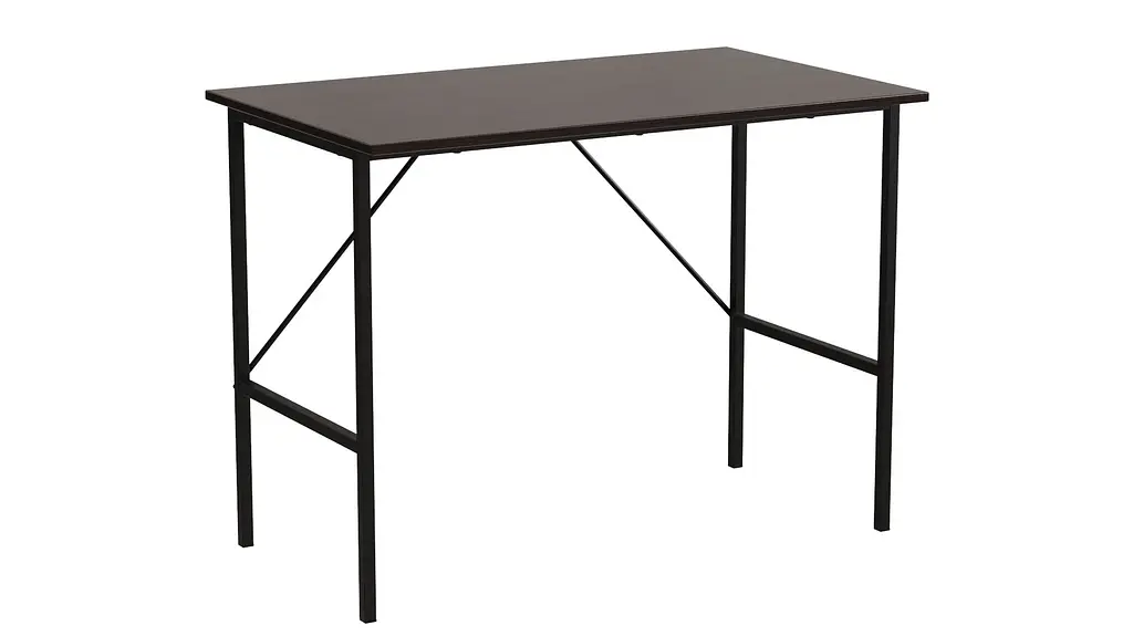 Стіл письмовий Line Тайм Ferrum-decor 750x1000x600 Чорний метал ДСП Венге Магія 16 мм (FRD-106160) - фото 6