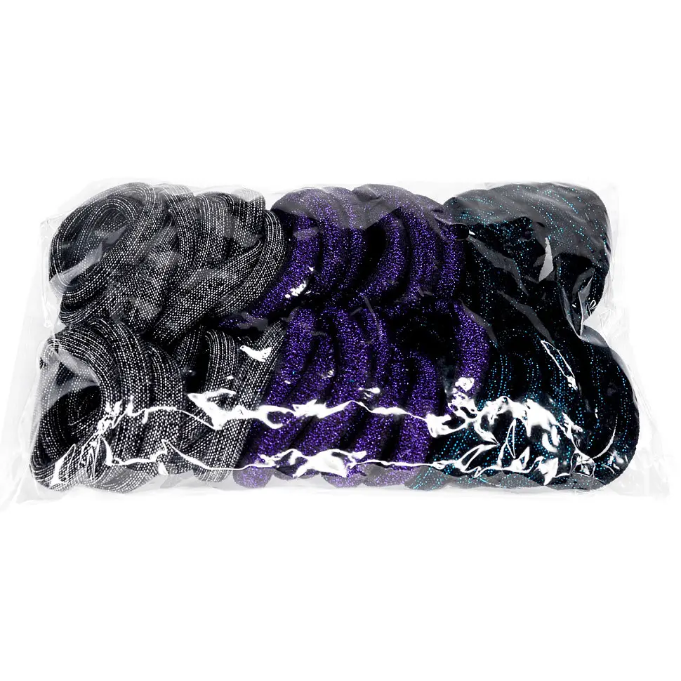 Резинки для волосся Кольорова з блиском-1 La-beauty 0307-1113-1, 50 шт - фото 2