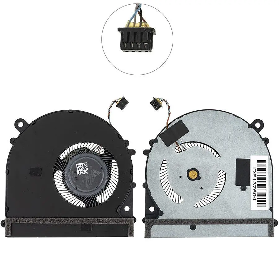Вентилятор 2шт для ноутбука XIAOMI AIR PRO 15.6 4pin (CPU + GPU) (ND55C05-17E22+ND55C05-17E23) (Кулер) - фото 2