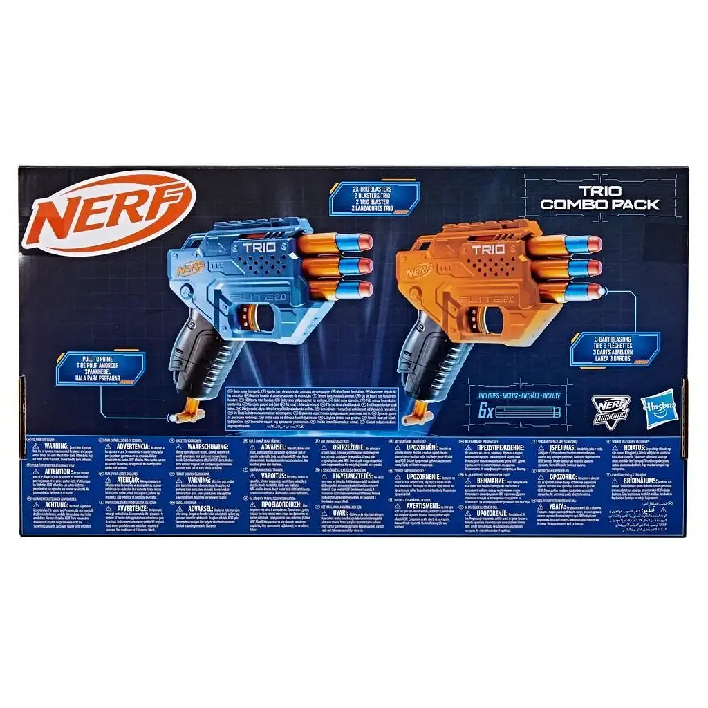 Іграшкова зброя Hasbro Набір із 2 бластерів Еліт Тріо (F6786) - фото 5