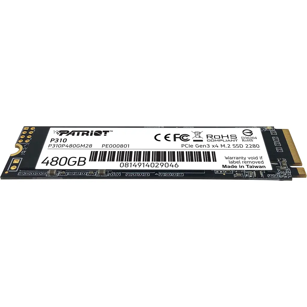 SSD накопичувач Patriot P310 480GB (P310P480GM28) [151779] - фото 3