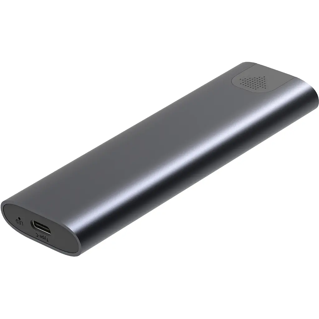 Зовнішня кишеня для SSD M.2, (NVMe) M-Key USB Type-C 3.2 сіра Sandberg - фото 2