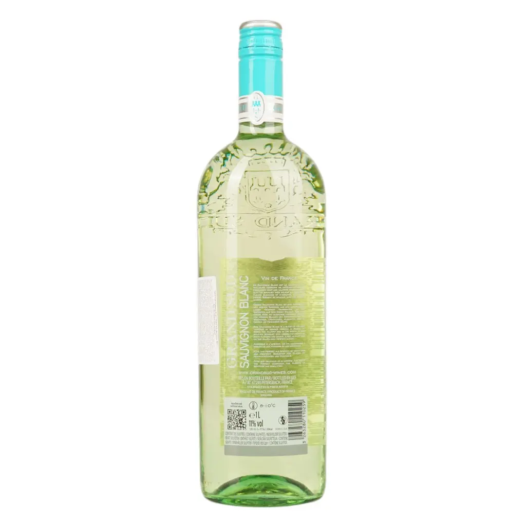 Вино Grand Sud Sauvignon Blanc белое сухое 11.5% 1 л (1312300) - фото 4