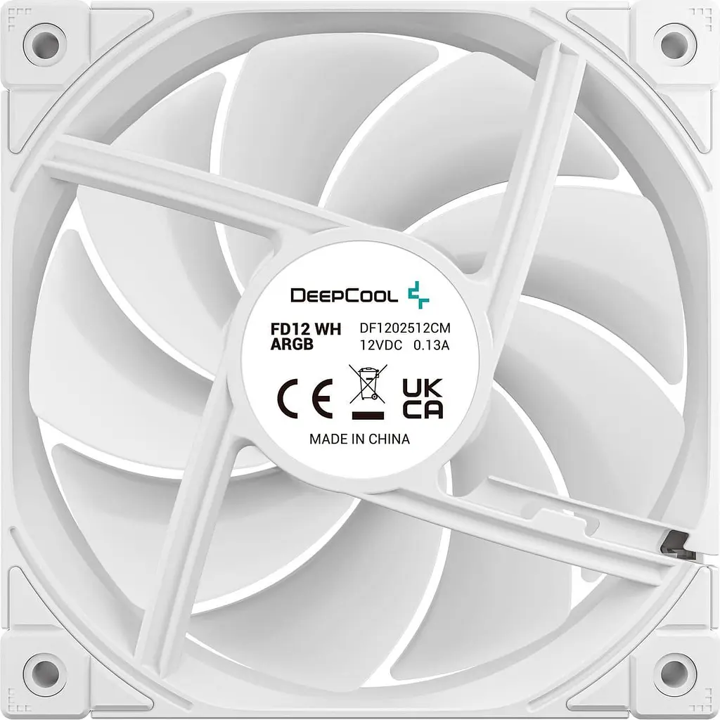 Вентилятор Deepcool FD12 ARGB WH (R-FD12-WHAPN1-G) - фото 5