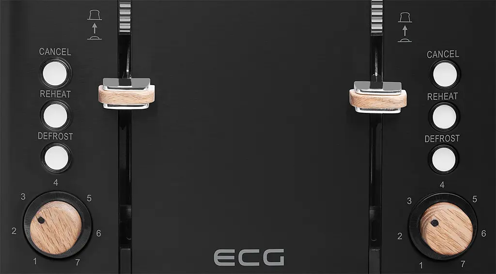 Тостер ECG ST 4768 Timber Black - фото 7