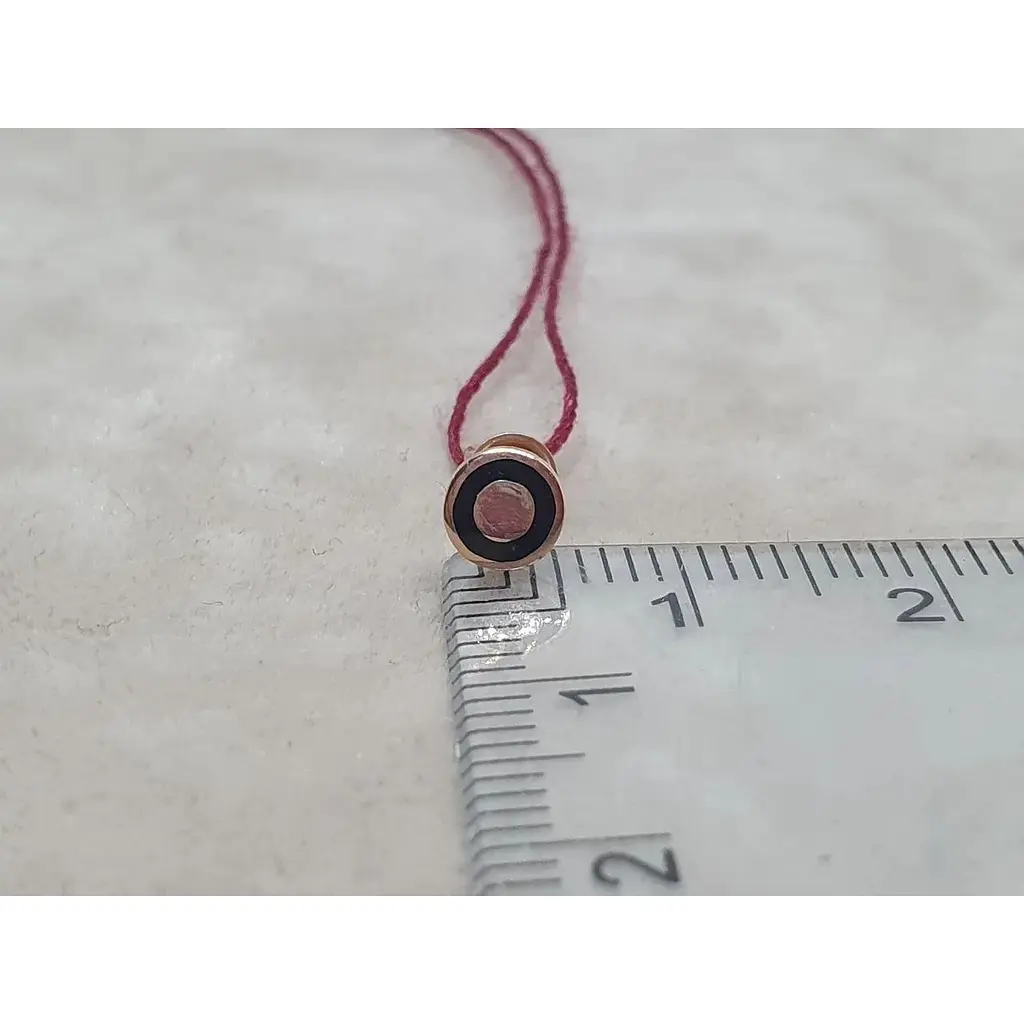 Золотая моносерьга-пуссета Tango с эмалью. 500043Ш Черный - фото 4