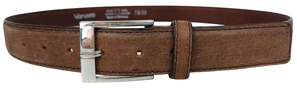Ремінь чоловічий Vanzetti Vintage 116 см 3.3 см шкіра Коричневий - фото 10