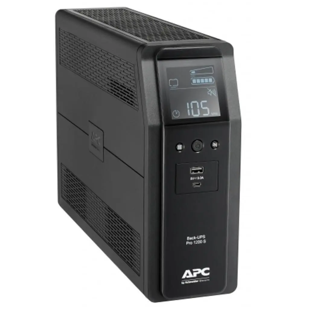 Джерело безперебійного живлення APC Back UPS Pro 1200VA/720W, LCD, USB, 6+2 C13, (BR1200SI) - фото 3