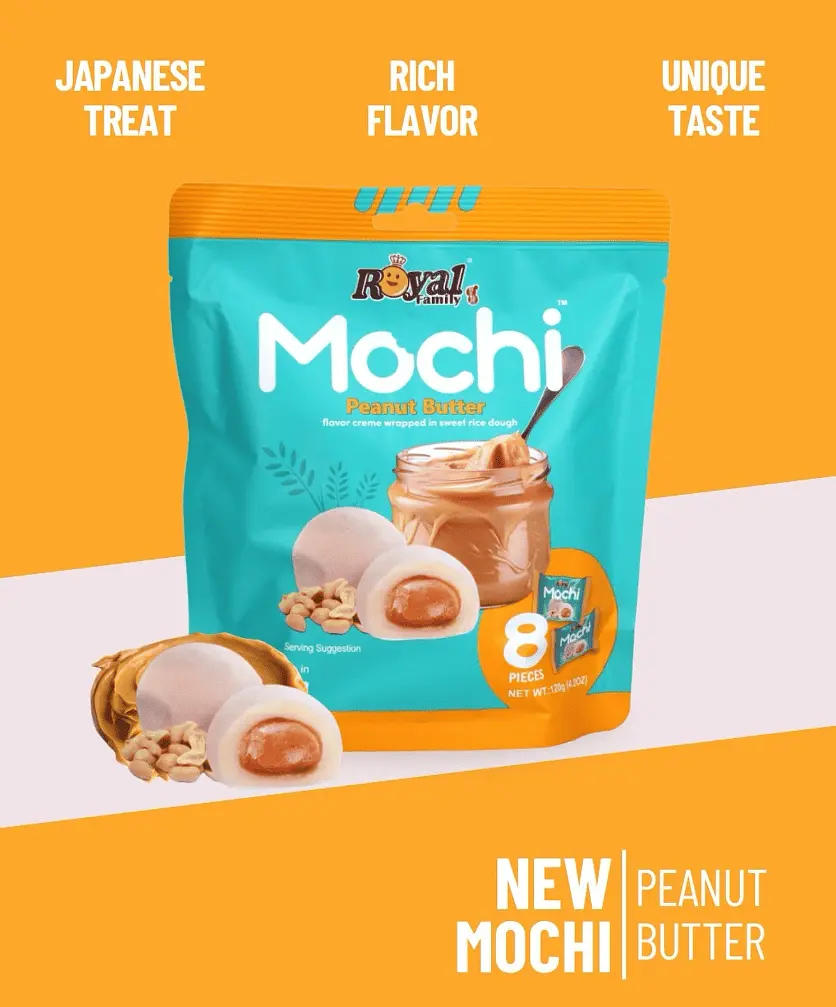 Моті Royal Family Mochi Peanut Butter 120г - фото 6