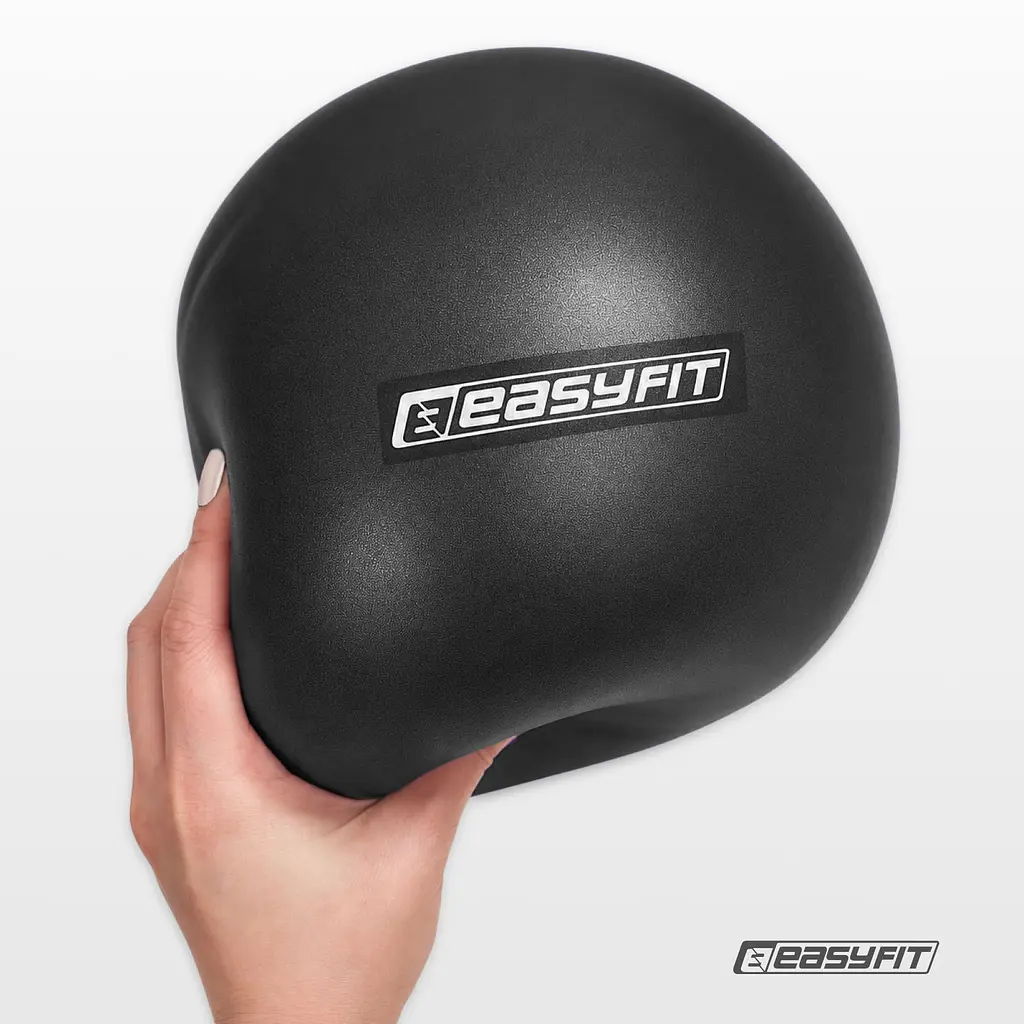М'яч для пілатеса EasyFit 25 см чорний - фото 2