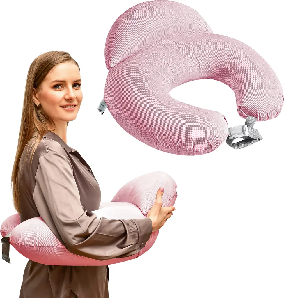 Подушка для годування Sei Design диванчик пудра смужка 60х70х16 см (8-35409*003) - фото 2
