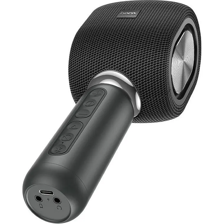 Мікрофон з караоке Hoco BK8 Cool Hi K-Song Black [759542] [79259] - фото 2