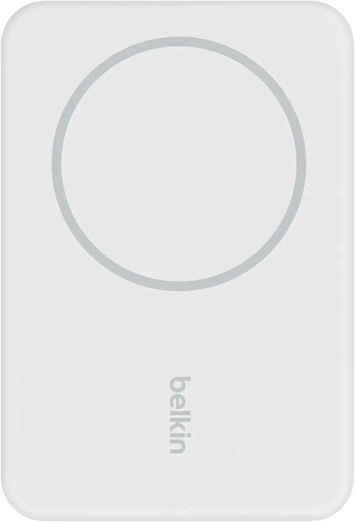 Портативний акумулятор із бездротовим заряджанням BPD004BTWT Power Bank Belkin Magnetic 5000 White