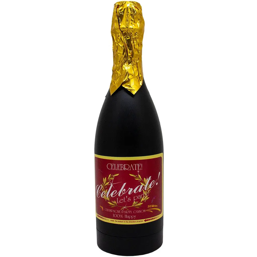 Хлопушка пневматическая Devilon Шампанское Celebrate 30 см разноцветные фигурки из фольги (400492-1) - фото 2