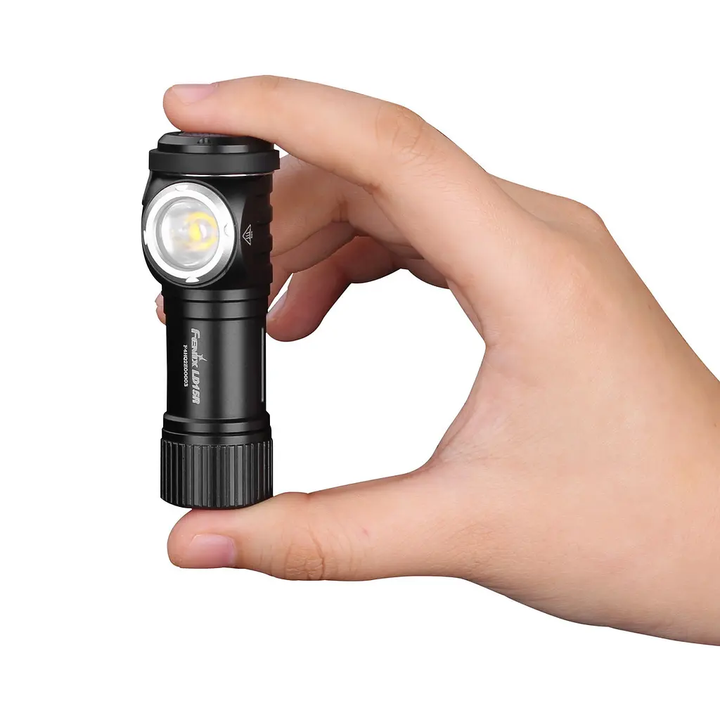 Ручний міні ліхтарик Fenix LD15R Cree XP-G3 500лм micro-USB (біле + червоне світло) Чорний - фото 3