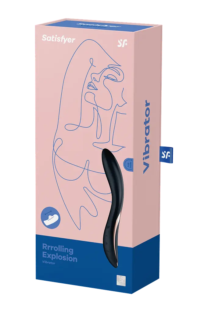 Вібратор Satisfyer Rrrolling Explosion для точки G, 22х3.6 см чорний - фото 6