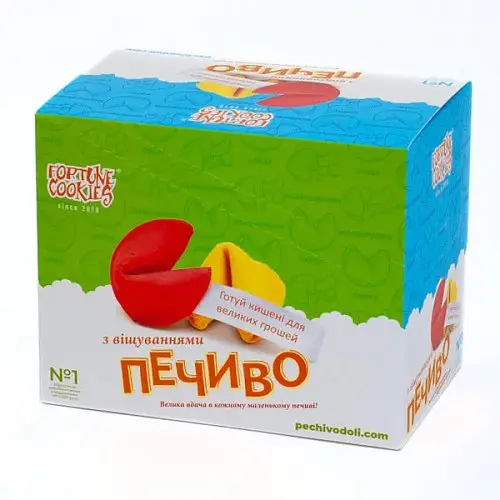 Печиво з віщуваннями Fortune Cookies COLOR 25 шт