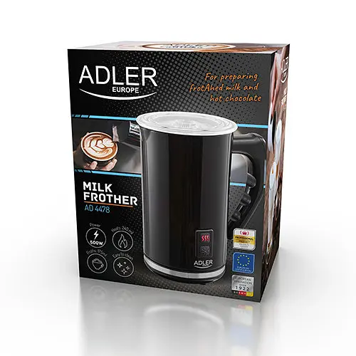 Спінювач молока Adler AD 4478 з підігрівом потужність 500Вт - фото 3