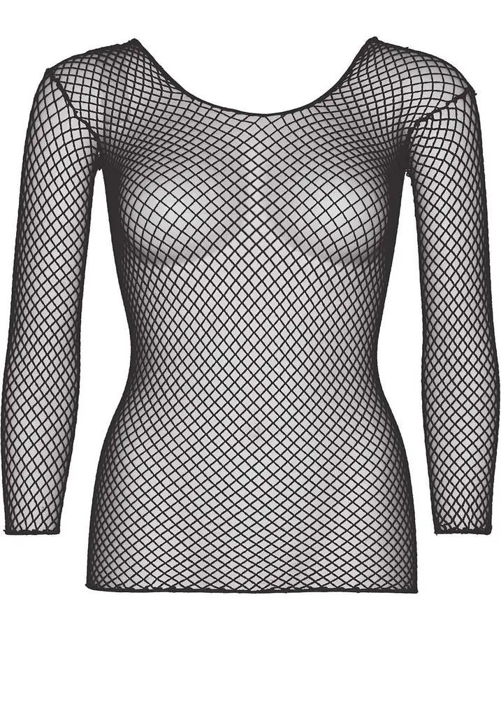 Топ Leg Avenue Long Sleeves T-Shirts Black One Size - фото 3