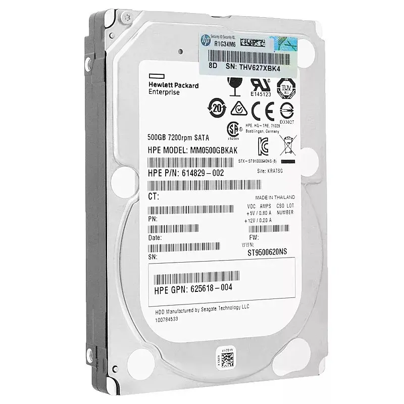 Накопичувач HDD SATA 500 GB HP 7200 rpm 64 MB (MM0500 GBKAK) з переходником на 3.5 дюйми - фото 2