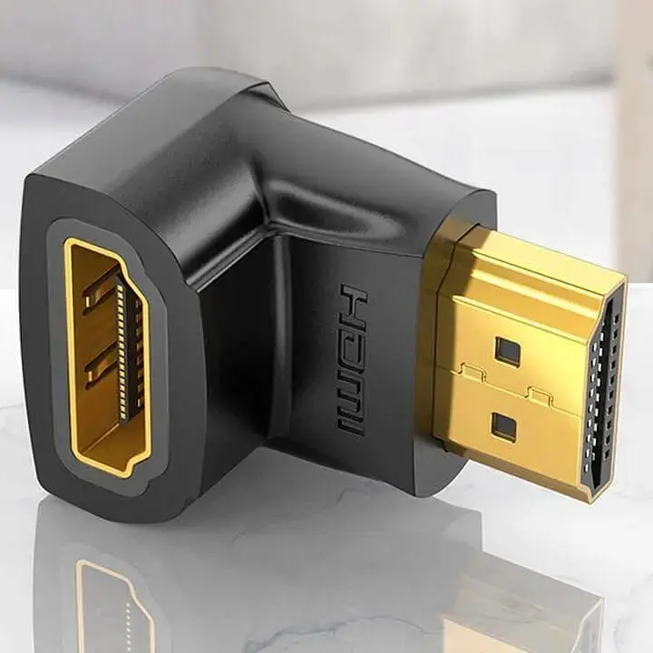 Перехідник Vention HDMI Male to HDMI Female 90° Black (AIOB0-2) 2 штуки - фото 3