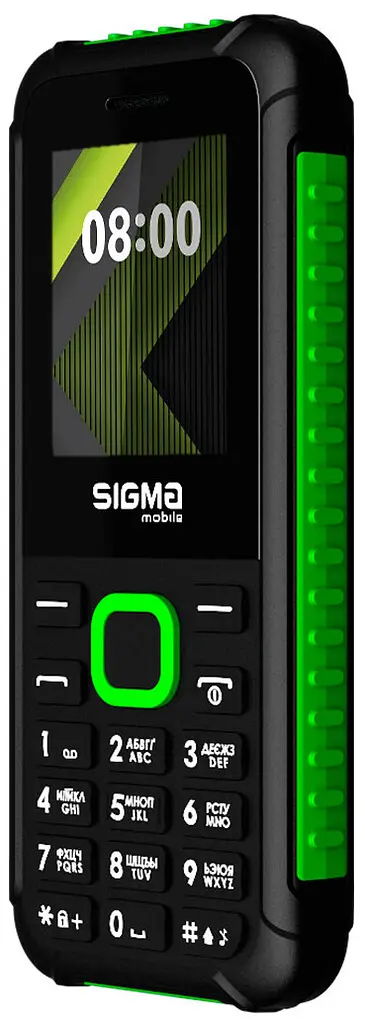 Телефон Sigma X-Style 18 Track Black-Green UA UCRF - фото 3