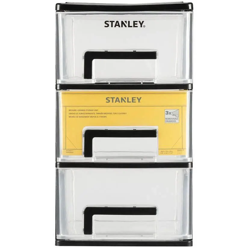 Ящик Stanley Essential M вертикальний з 3 висувними секціями пластмасовий 24x17x30 см (STST40711-1) - фото 2