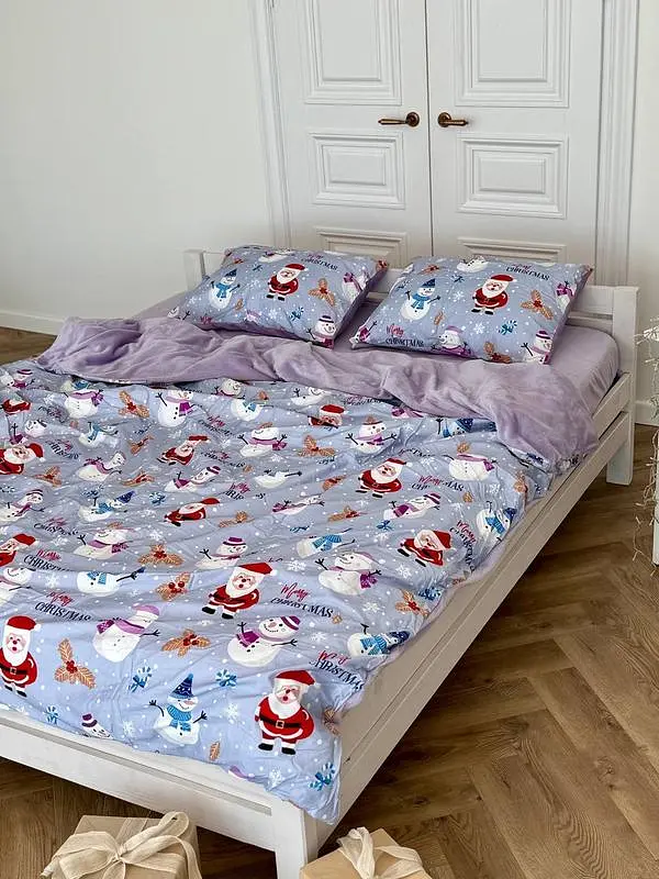 Постільна білизна полуторна Dushka Home Сатин Плюш 21363 160х215 см - фото 4