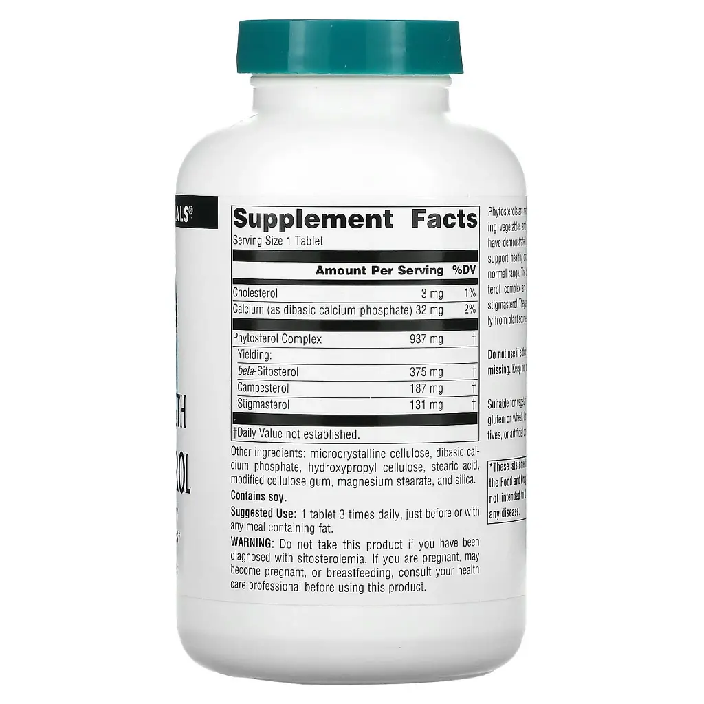 Бета-ситостерол комплекс Source Naturals Beta Sitosterol 375 мг 120 таблеток - фото 2