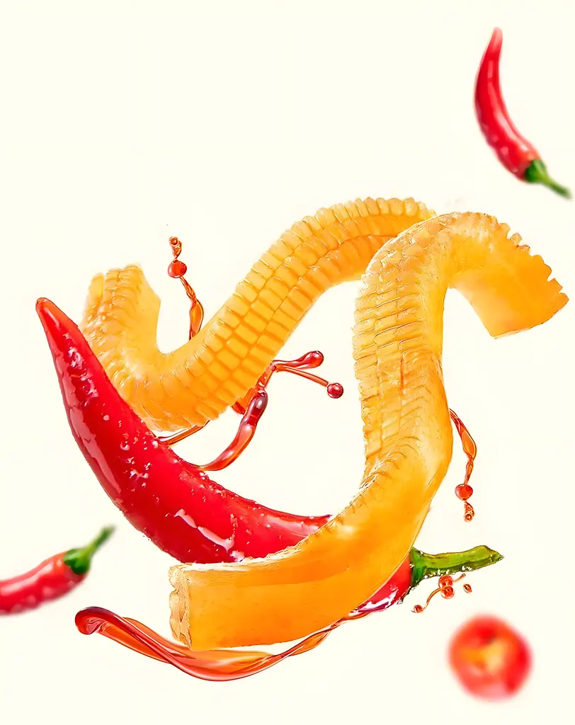 Снек Конжак Konjac Shuang Extra Hot WEILONG, 25 г - фото 2