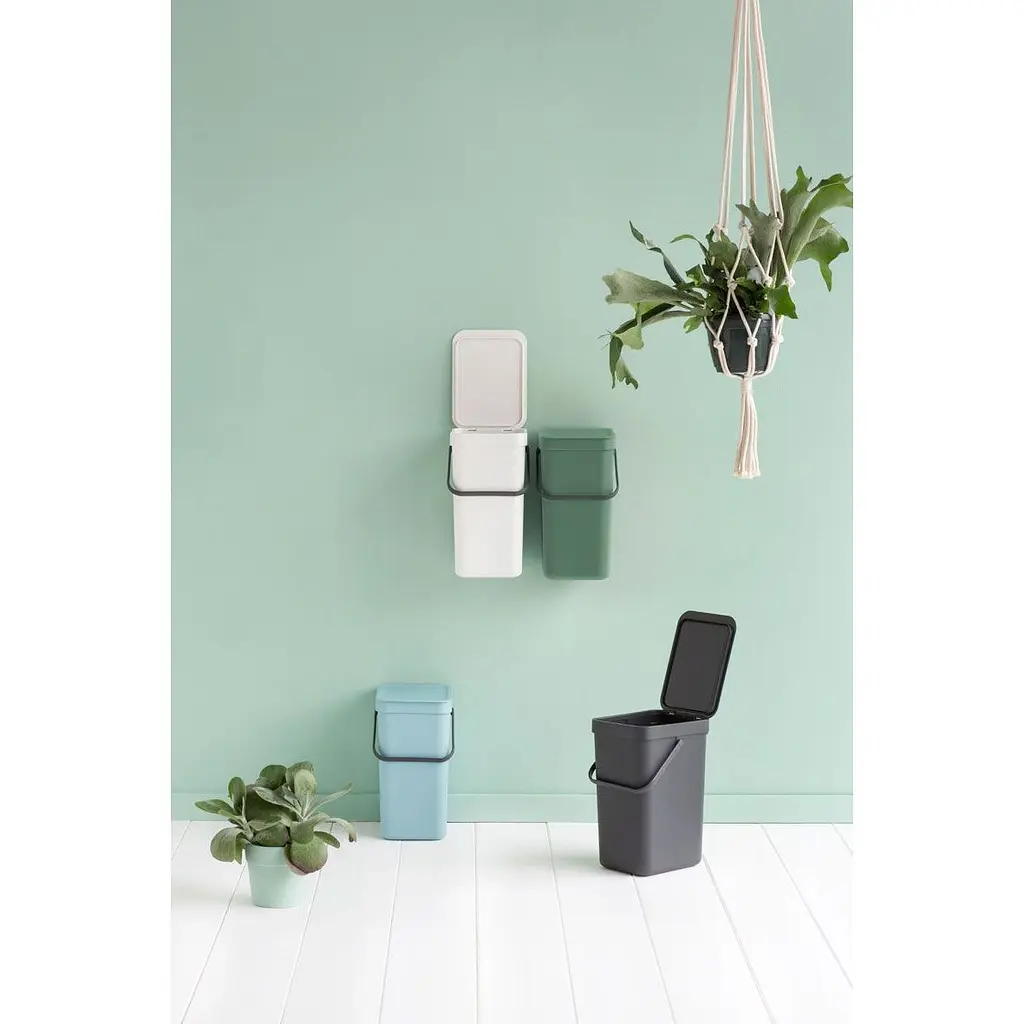 Відро для сміття Brabantia Sort&Go темно-сіре 12 л (109805) - фото 6