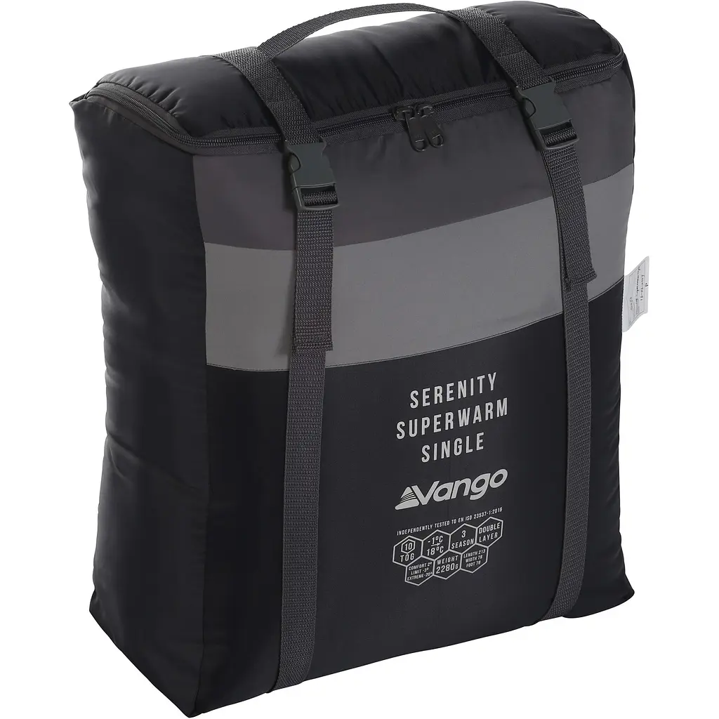 Спальний мішок Vango Serenity Superwarm Single/-3°C Shadow Grey Left (SBQSERENIS32S7H) - фото 3