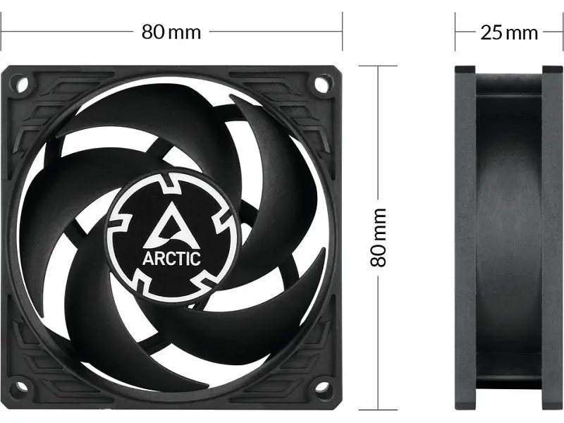 Вентилятор ARCTIC P8 Max (ACFAN00286A) - фото 4