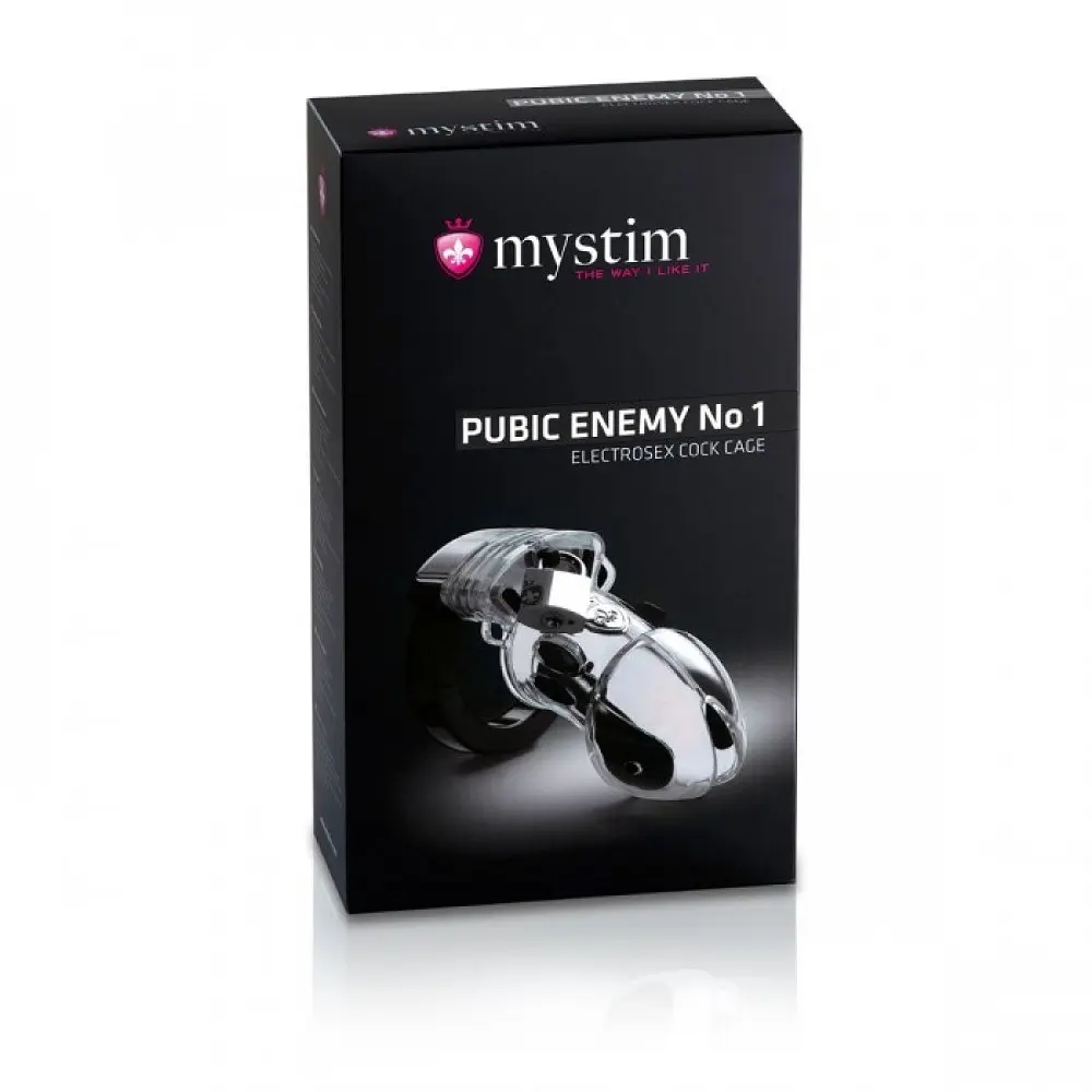 Mystim Pubic Enemy No 1 - Original - Клітка для члена з електростимуляцією, 8.6х5.2 см - фото 3