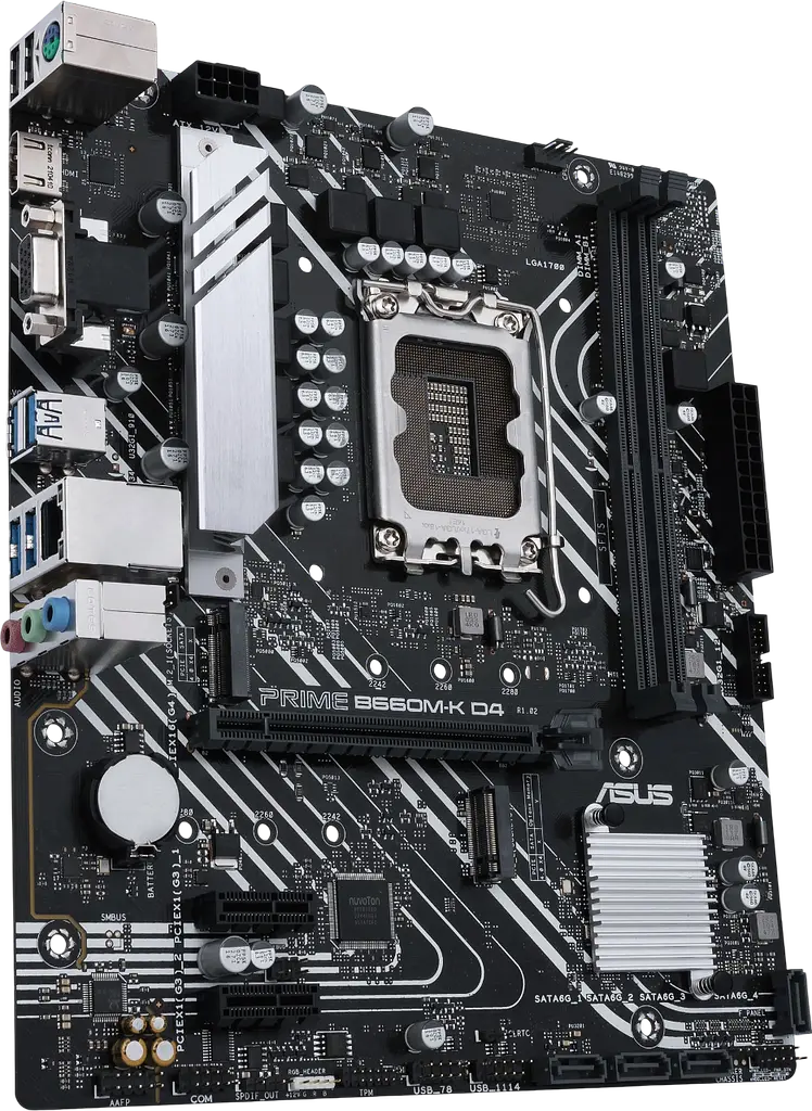 Материнська плата Asus B660M-K D4 Prime LGA 1700 (PRIME B660M-K D4) Б/В - фото 2