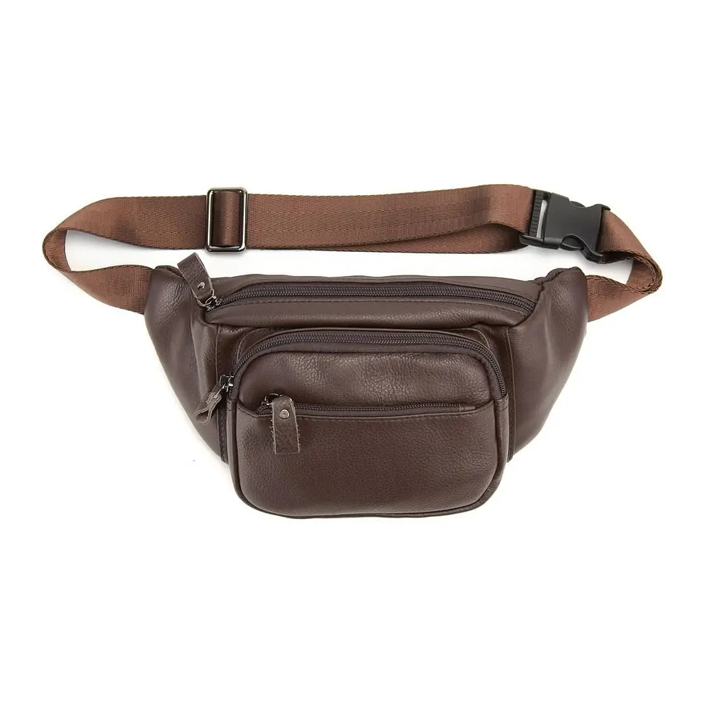 Сумка на пояс з телячої шкіри Tiding Bag t0186C - фото 6