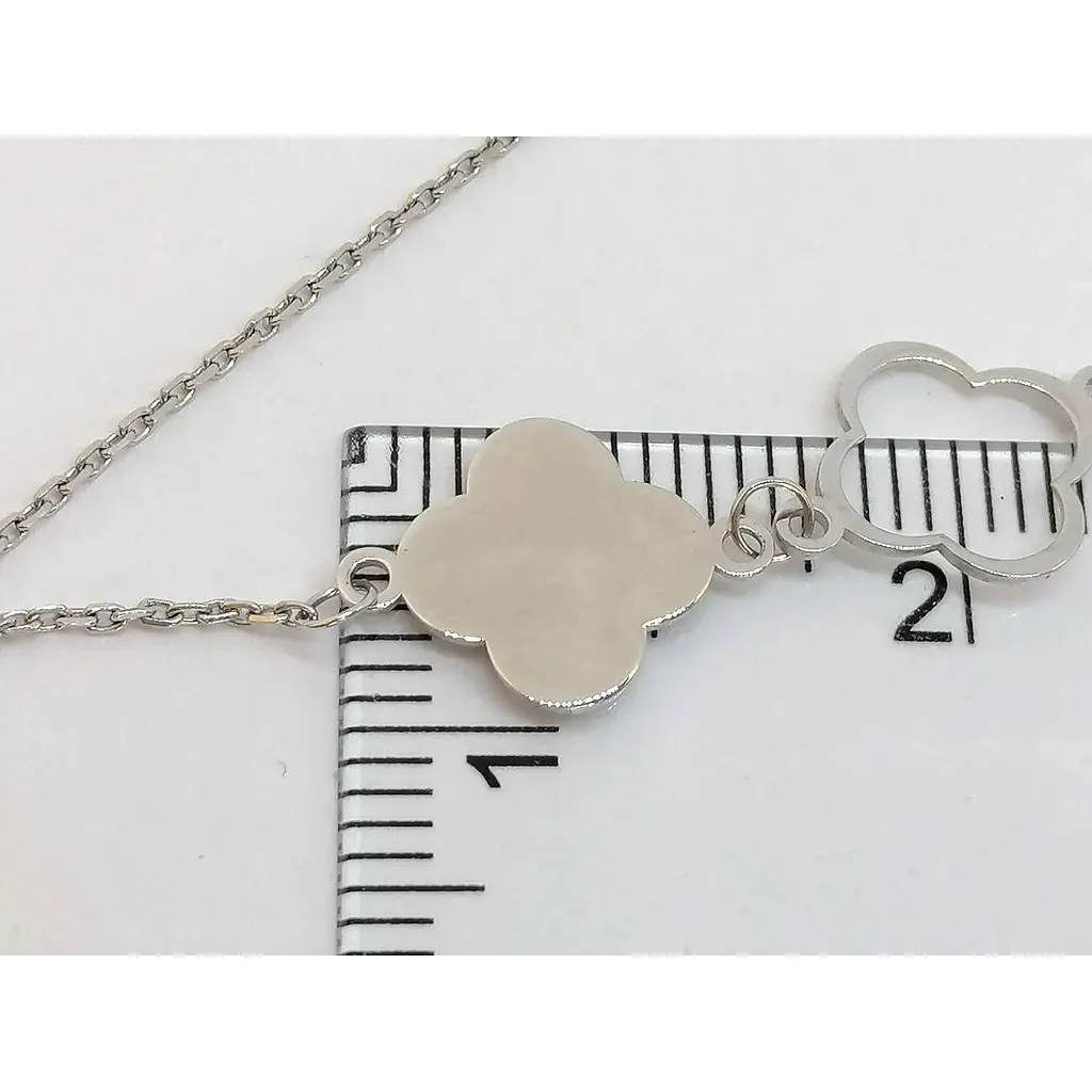 Срібний браслет Qvaliz Конюшина. 905-00891 17 - фото 4