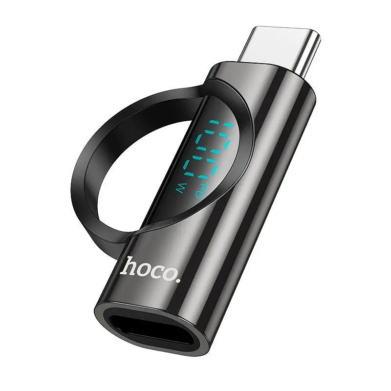 Перехідник HOCO Type-C male to Type-C female display adapter UA32 100W