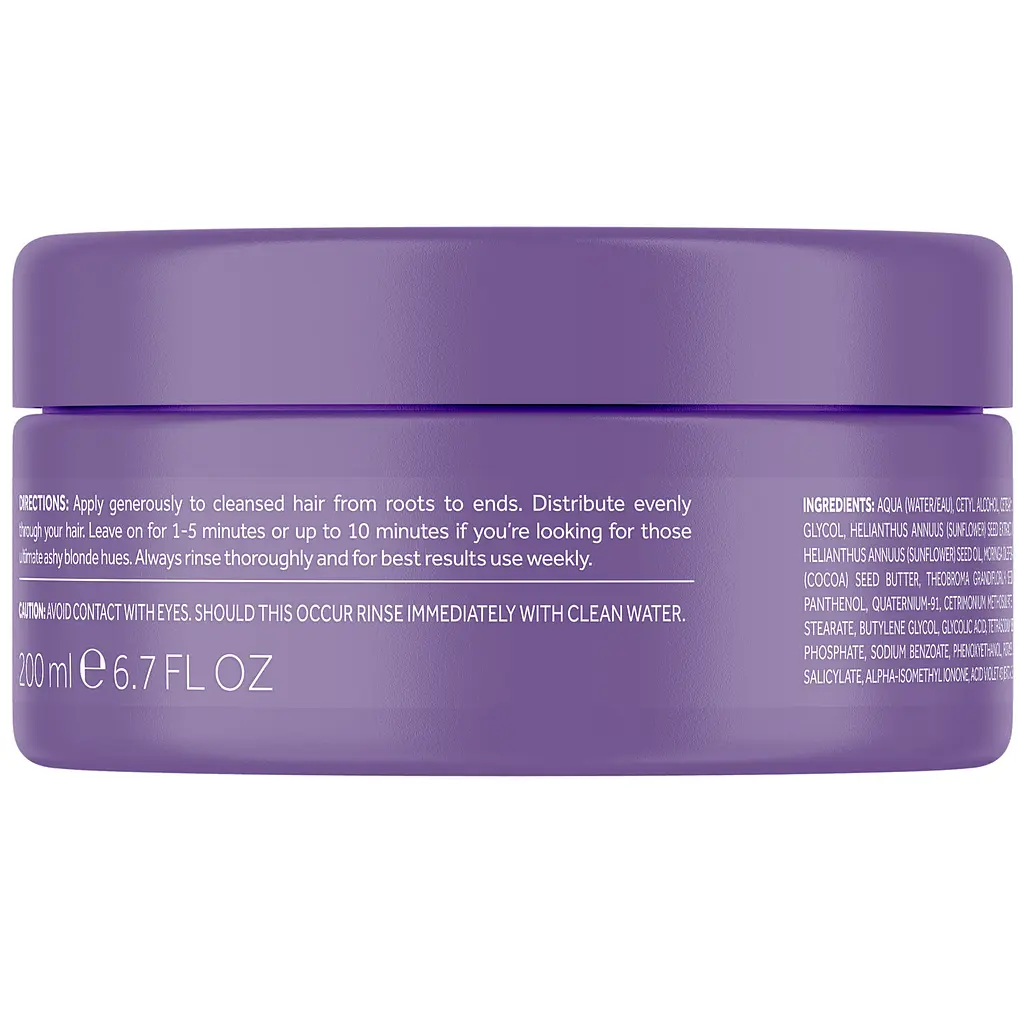 Маска для волосся Lee Stafford Bleach Blondes Purple Toning Treatment Mask тонуюча 250 мл - фото 2