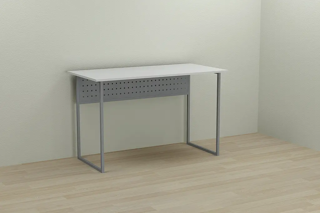 Компьютерный стол Ferrum-decor Майк 75x120x70 серый ДСП Белый 16мм (FRD-101807) - фото 4