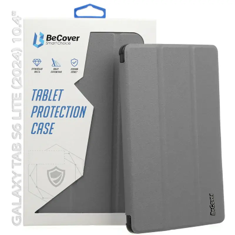 Чохол до планшета BeCover Flexible TPU Mate Samsung Tab S6 Lite (2024) 10.4" P620/P625/P627 Grey (712515) - фото 5