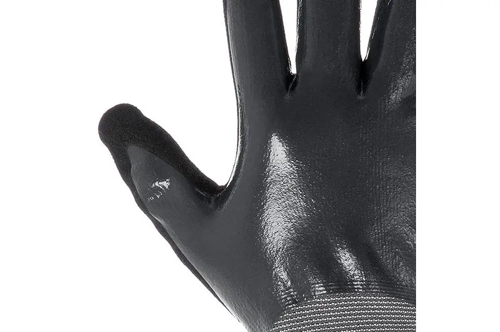 Рукавички робочі захисні Intertool Storm двошарова нітрилова пориста 10" - фото 3