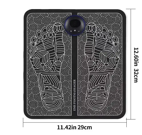 Масажний електричний килимок для ступень і ніг EMS Foot Mat - фото 2