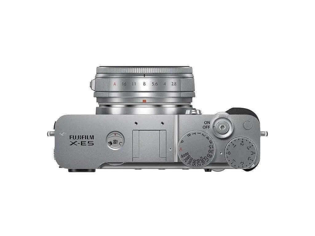 Фотоаппарат FUJIFILM X-E5 Silver XF 23mm f/2.8 R WR - фото 5