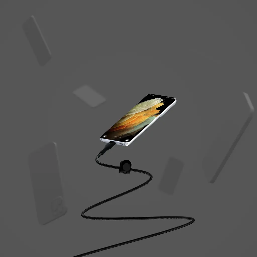 Кабель Belkin USB-C > USB-C заряджання/синхронізації 1м, 60Вт, Type-C, плетений, силіконовий, з ремі teh0013717 - фото 4
