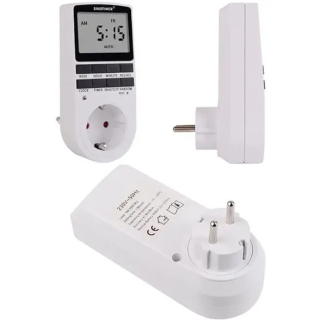 Енергоощадна розумна розетка таймер програматор цифровий Voltronic WM-001 - фото 2
