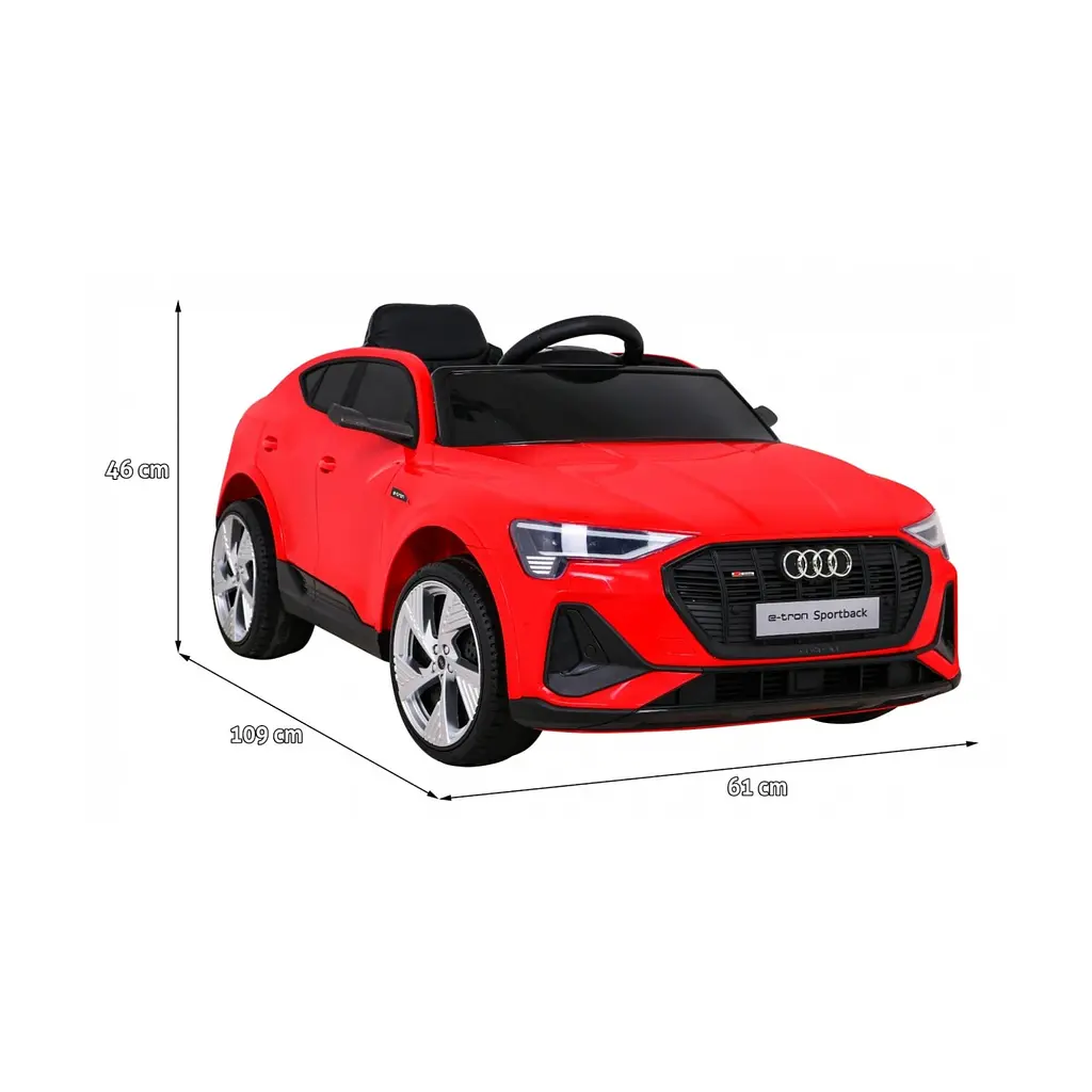 Електромобіль Ramiz Audi E-Tron Sportback 12 В,PA.QLS-6688, Red (PA.QLS-6688.CR) - фото 13