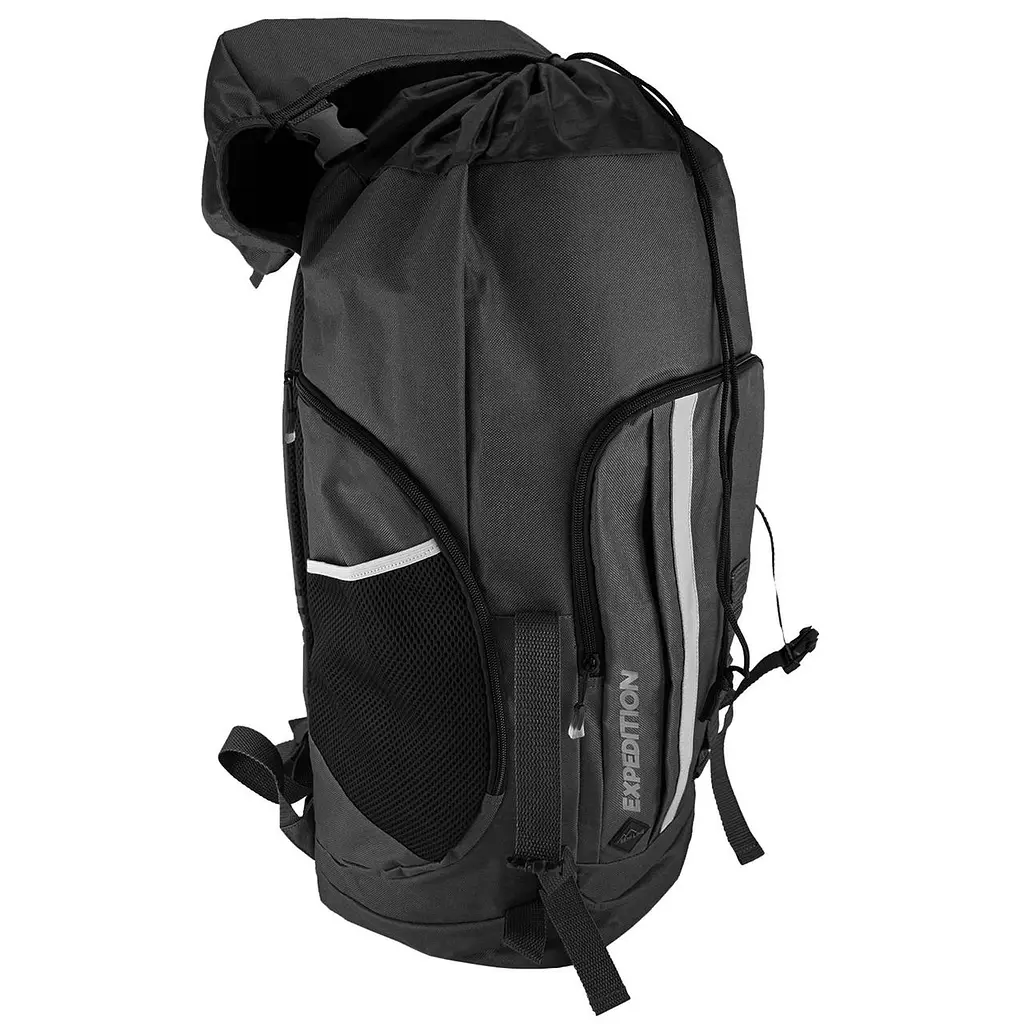 Туристичний рюкзак Semi Line 45 Black 45 л з чохлом від дощу, анатомічна спинка, кріплення для трекінгових палиць - фото 3