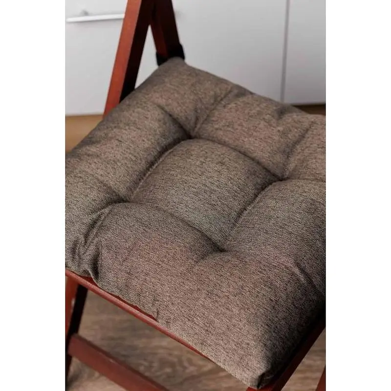 Подушка на стул Прованс RYKO 40 x 40 см коричневая (45304) - фото 3